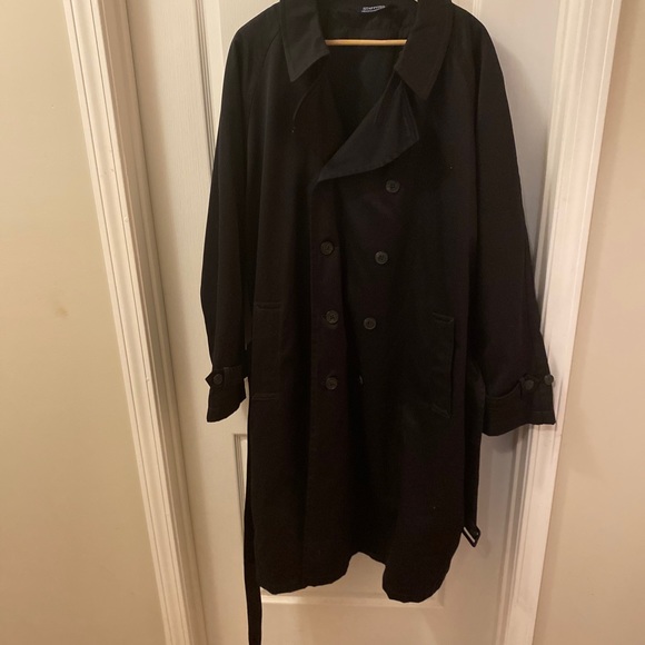 Stanford Men’s Black Trench Coat